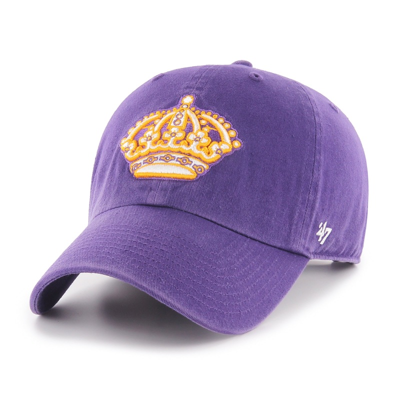Los Angeles Kings NHL 47 Brand Men’s Purple Vintage Clean Up Adjustable Hat