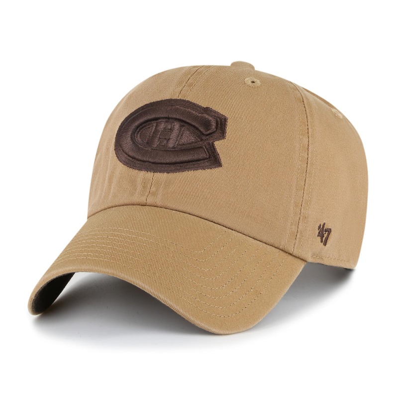 Montreal Canadiens NHL 47 Brand Men’s Dune Chocolate Clean Up Adjustable Hat