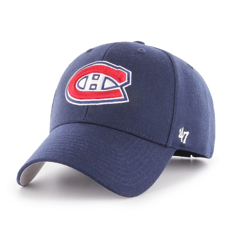 Montreal Canadiens NHL 47 Brand Men’s Navy MVP Adjustable Hat