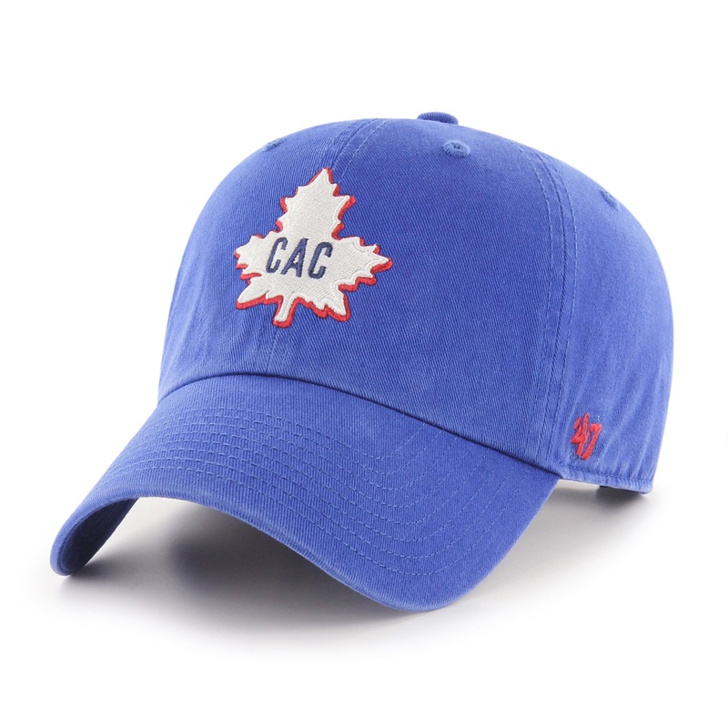 Montreal Canadiens NHL 47 Brand Men’s Royal Blue Vintage Clean Up Adjustable Hat