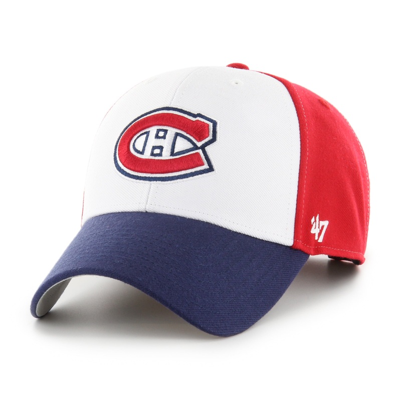 Montreal Canadiens NHL 47 Brand Men’s Tri-Line MVP Adjustable Hat