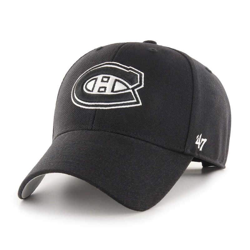 Montreal Canadiens NHL 47 Brand Men’s Black MVP Adjustable Hat