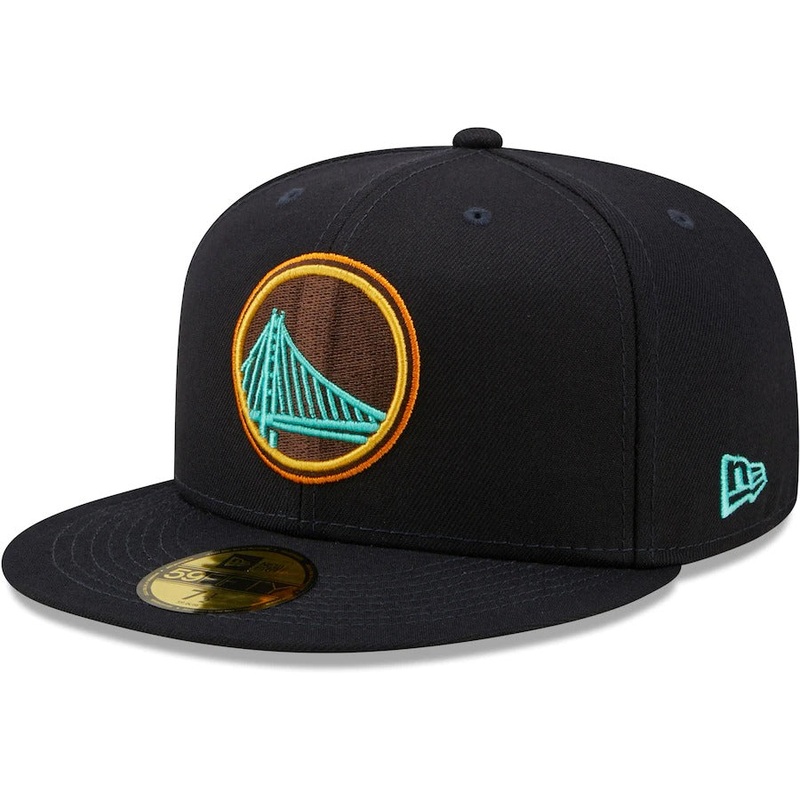 New Era Golden State Warriors Navy/Mint 59FIFTY Fitted Hat