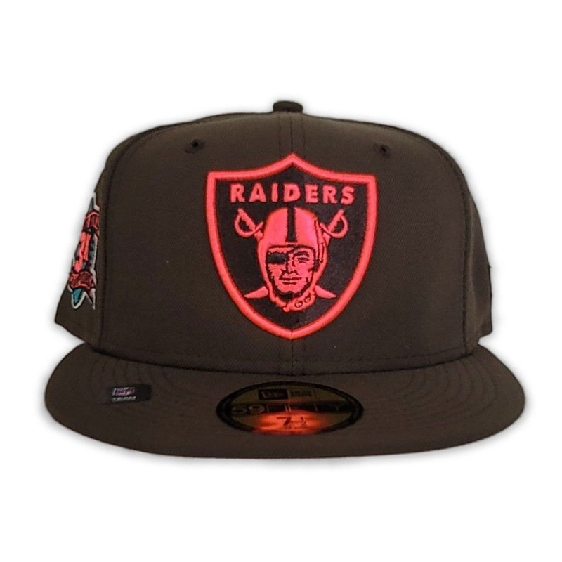 New Era Las Vegas Raiders Brown/Pink 3x Super Bowl Champions 59FIFTY Fitted Hat