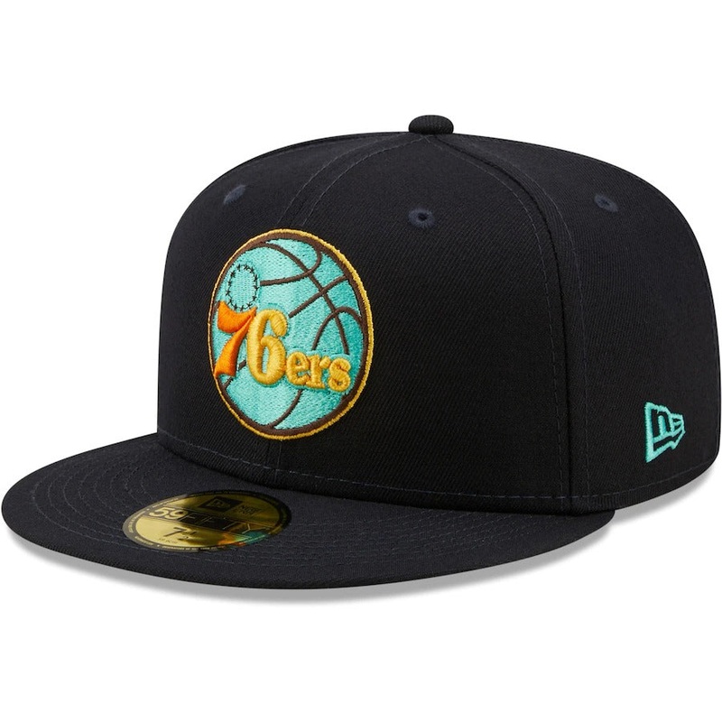 New Era Philadelphia 76ers Navy/Mint 59FIFTY Fitted Hat