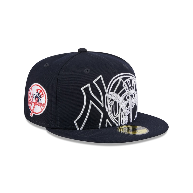New York Yankees MLB New Era Men’s Navy 59Fifty Game Day Fitted Hat