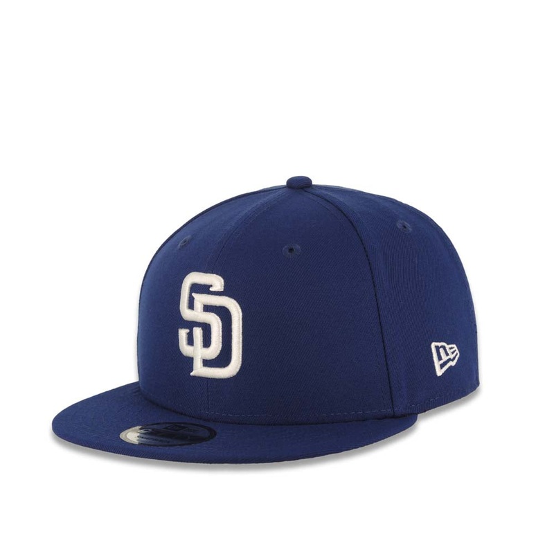 San Diego Padres New Era MLB 9FIFTY 950 Snapback Cap Hat Royal Blue Crown/Visor White Logo