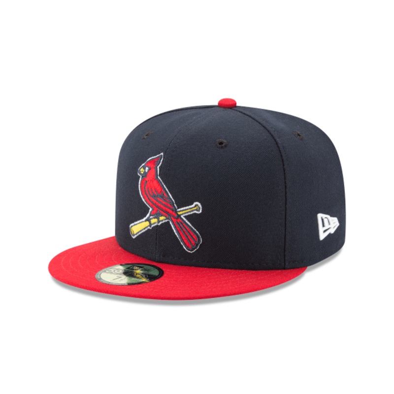 St. Louis Cardinals MLB New Era Men’s Navy 59Fifty Authentic Collection Alternate Fitted Hat