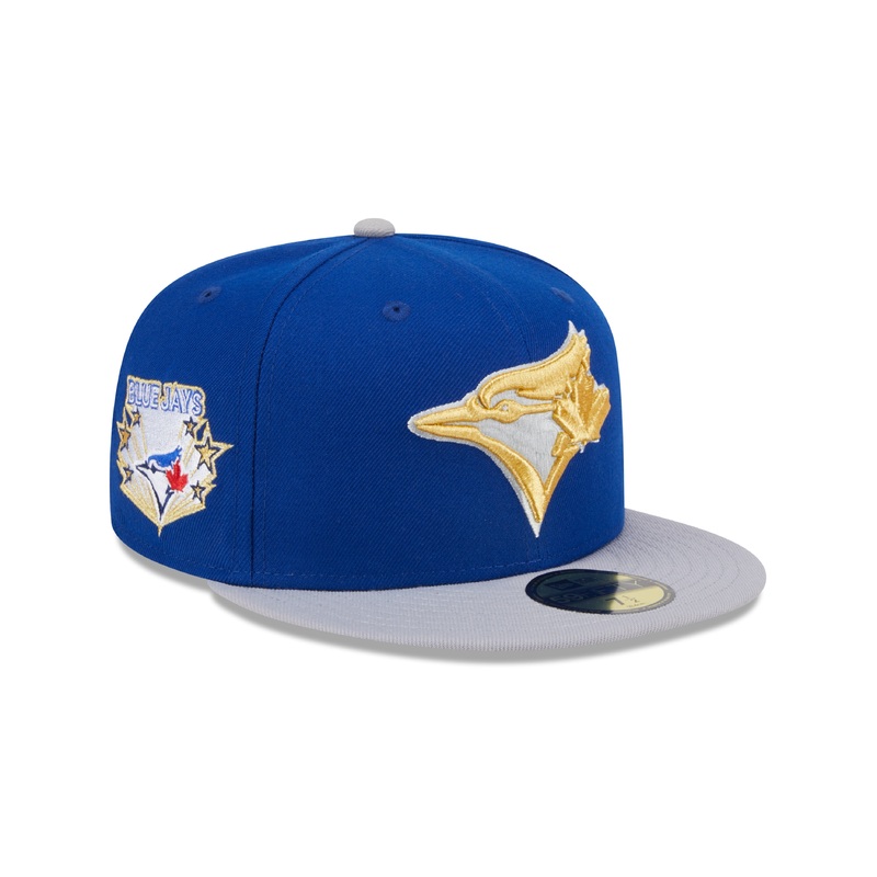 Toronto Blue Jays MLB New Era Men’s Royal Blue/Grey 59Fifty Game Day Fitted Hat