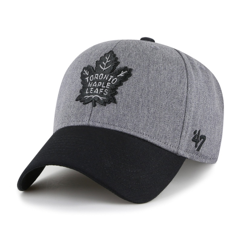 Toronto Maple Leafs NHL 47 Brand Men’s Grey Black Granite MVP Adjustable Hat