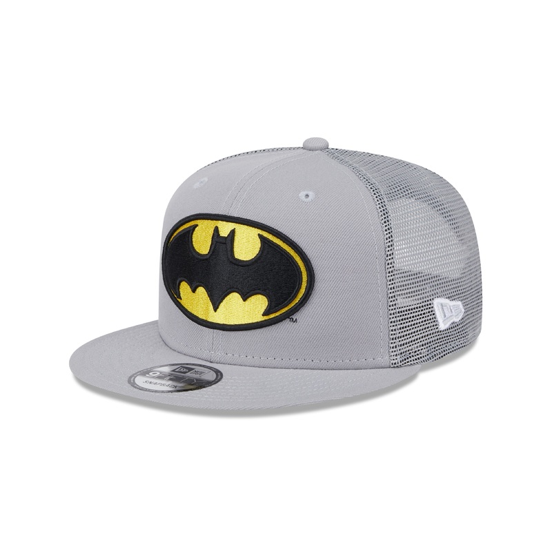Batman DC Comics New Era Men’s Grey 9Fifty Trucker Snapback