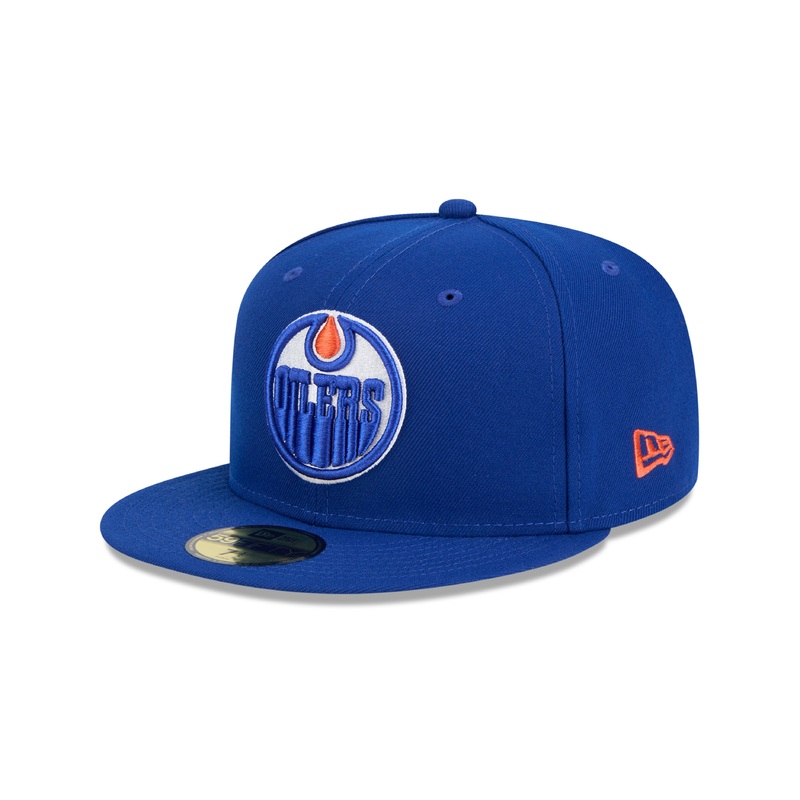 Edmonton Oilers NHL New Era Men’s Royal Blue 59Fifty Core Fitted Hat