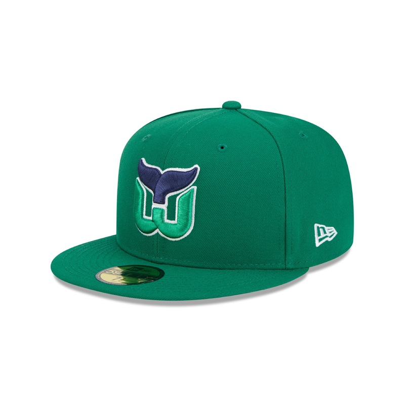 Hartford Whalers NHL New Era Men’s Green 59Fifty Core Fitted Hat