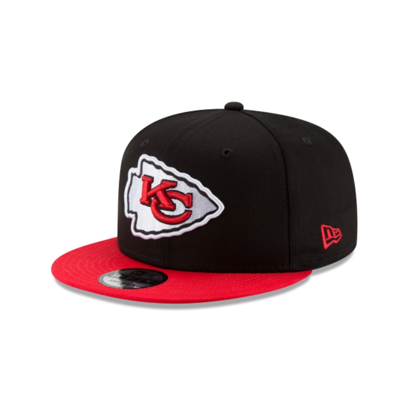 Kansas City Chiefs NFL New Era Men’s Black/Red 9Fifty Basic Snapback