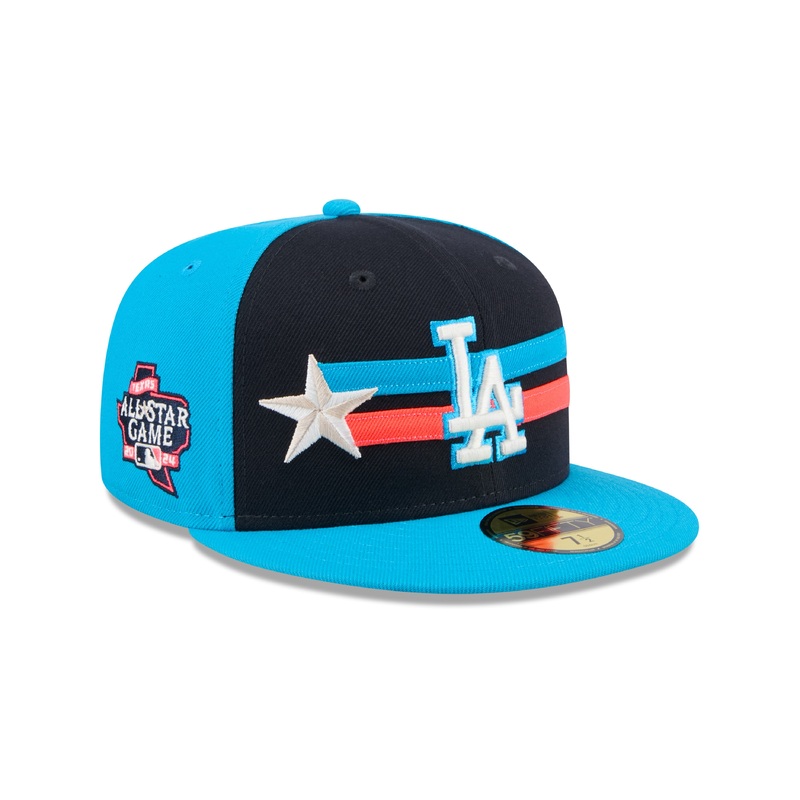Los Angeles Dodgers MLB New Era Men’s Navy/Light Blue 59Fifty 2024 All Star Game Fitted Hat