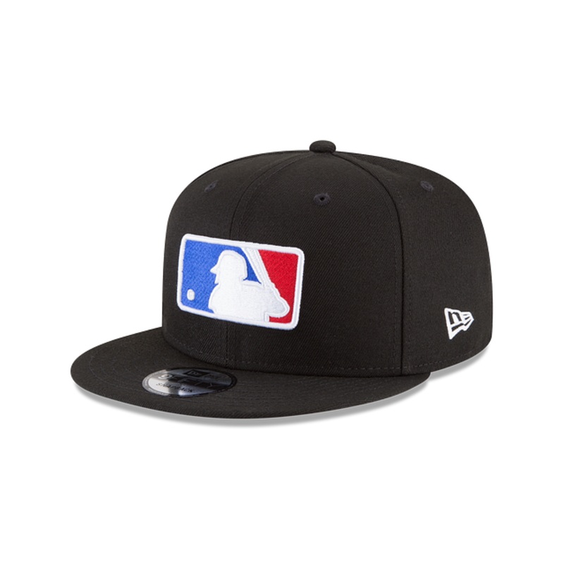 MLB Batterman Logo New Era Men’s Black 9Fifty Basic Snapback