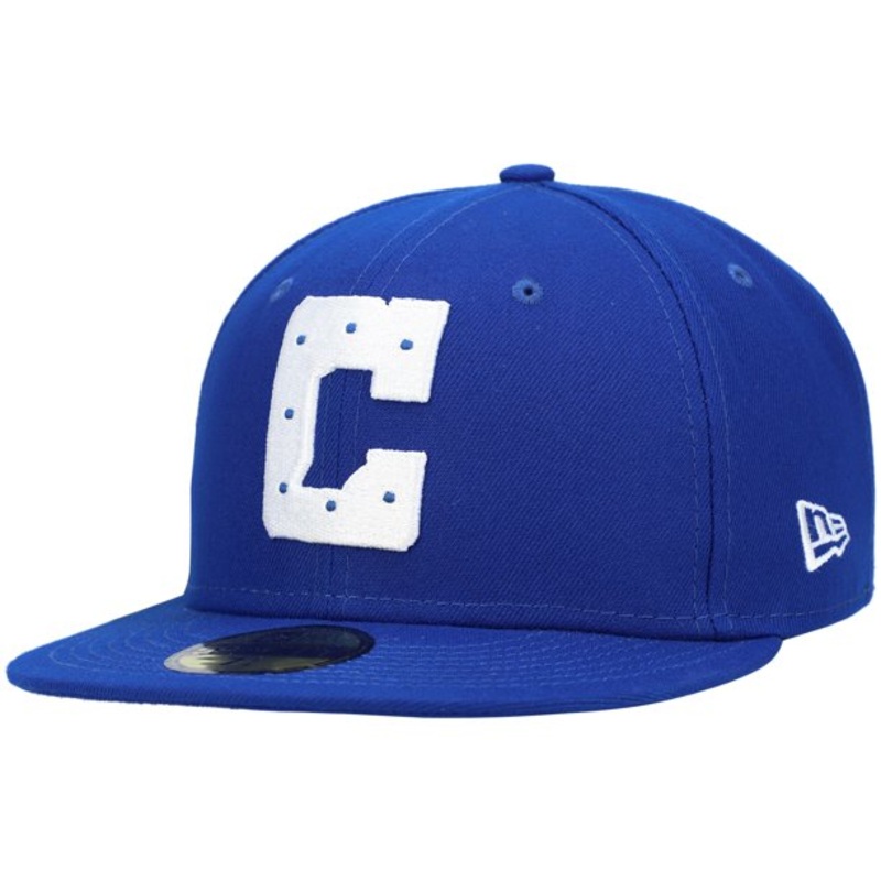 New Era Indianapolis Colts Logo Royal Blue Omaha 59FIFTY Fitted Hat