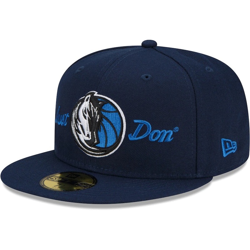 New Era x Just Don Dallas Mavericks Navy 59FIFTY Fitted Hat