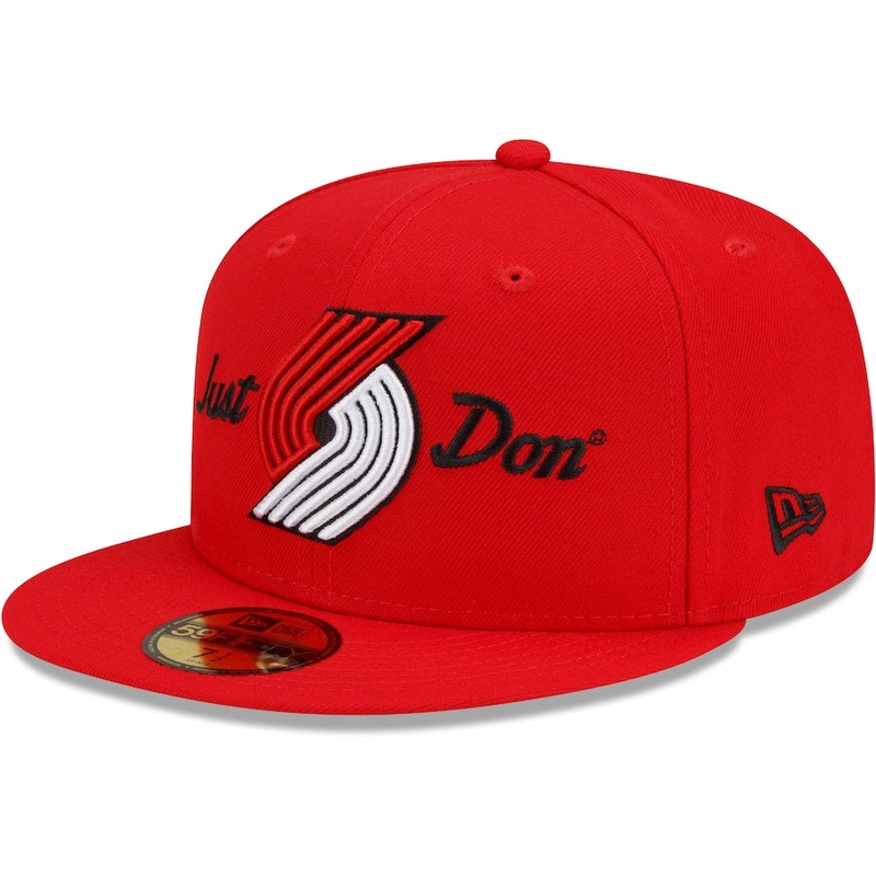 New Era x Just Don Portland Trail Blazers Red 59FIFTY Fitted Hat