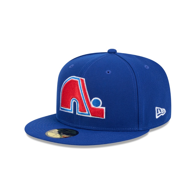 Quebec Nordiques NHL New Era Men’s Royal Blue 59Fifty Core Fitted Hat