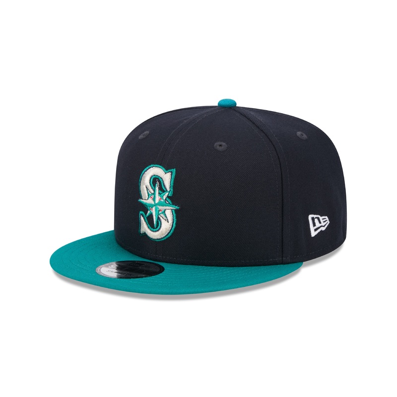 Seattle Mariners MLB New Era Men’s Navy/Green 9Fifty Evergreen Snapback