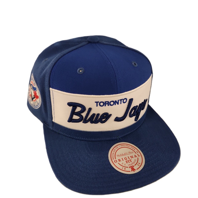 Toronto Blue Jays MLB Mitchell & Ness Men’s Navy Retro Sport Snapback