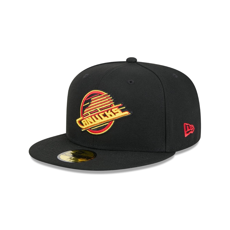 Vancouver Canucks NHL New Era Men’s Black 59Fifty Core Fitted Hat