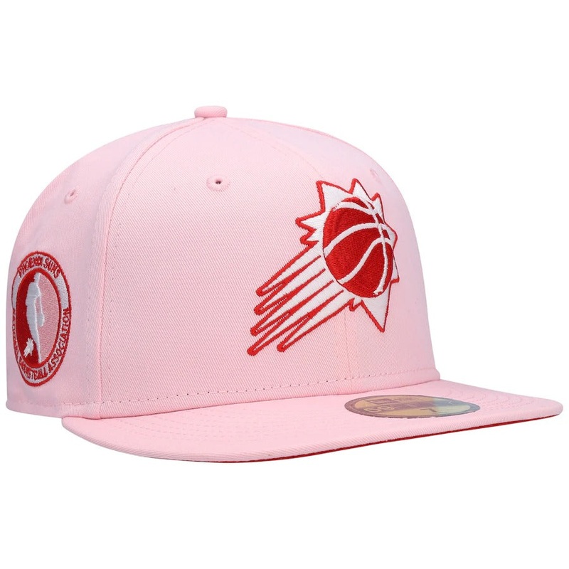 New Era Phoenix Suns Pink Candy Cane 59FIFTY Fitted Hat