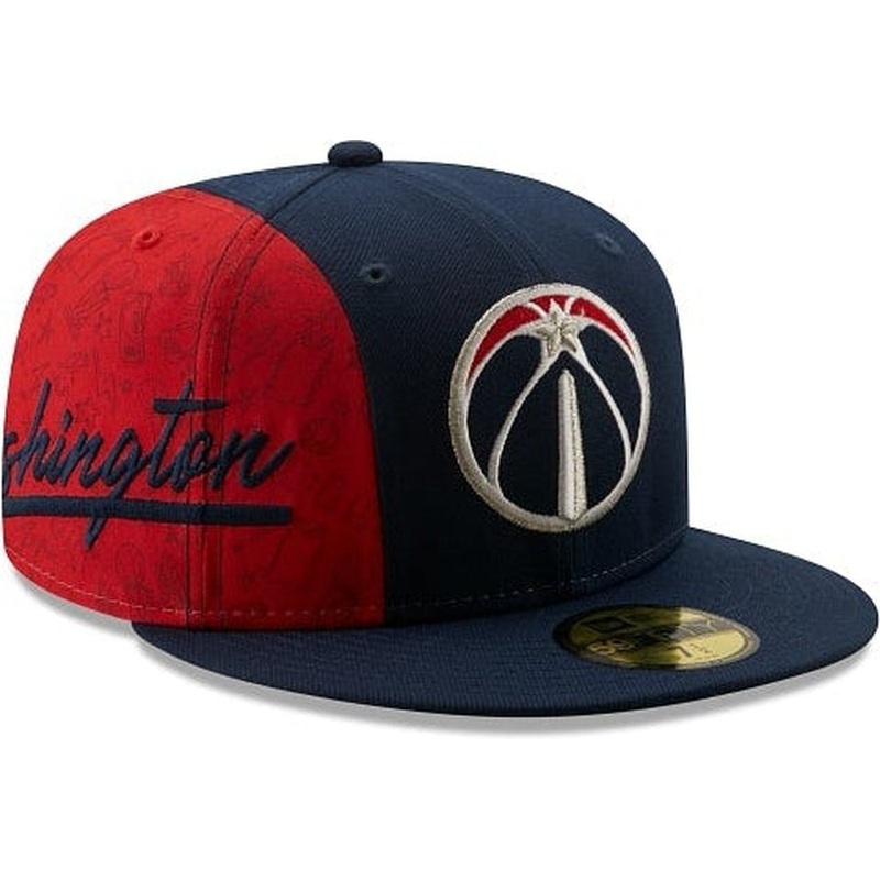 New Era Washington Wizards Side City Doodle 2022 59fifty Fitted Hat