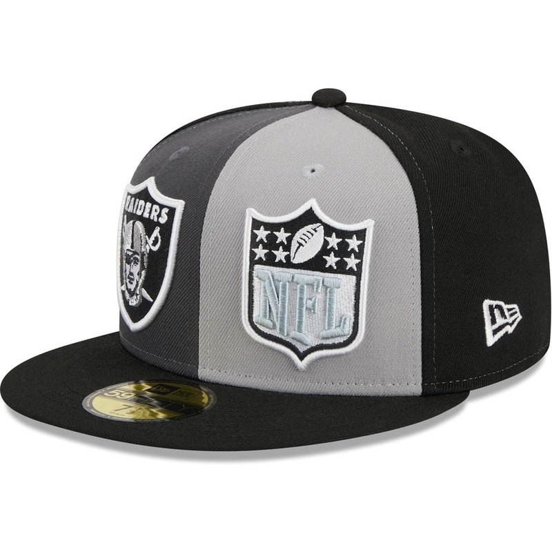 New Era Las Vegas Raiders 2023 Sideline Gray 59FIFTY Fitted Hat