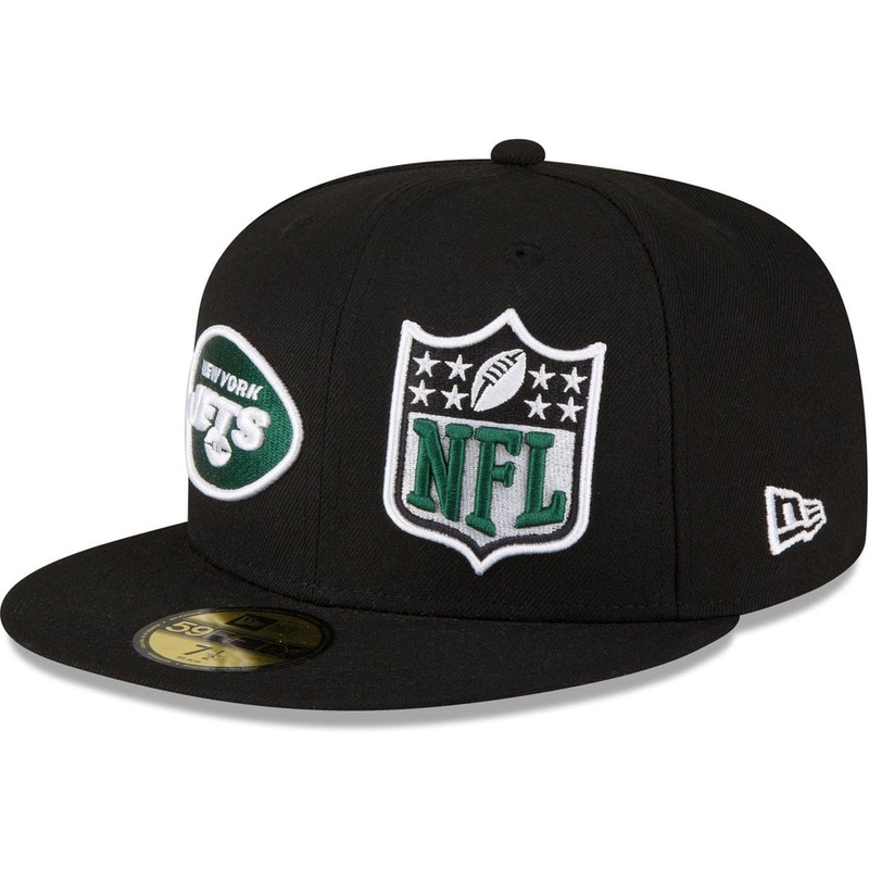 New Era New York Jets 2023 Sideline Black 59FIFTY Fitted Hat