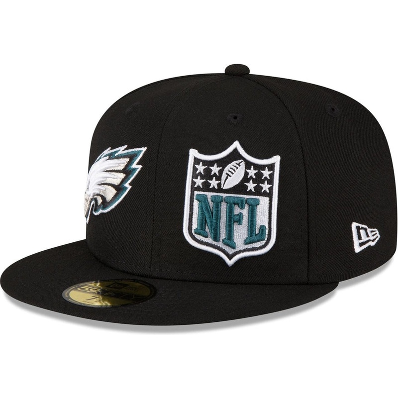 New Era Philadelphia Eagles 2023 Sideline Black 59FIFTY Fitted Hat
