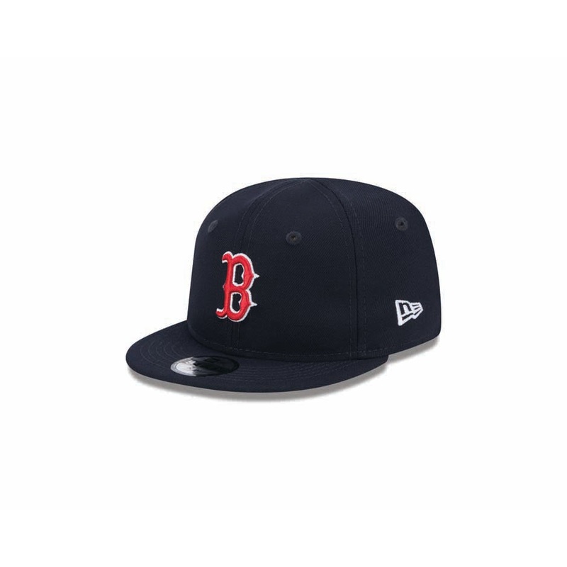(Infant) Boston Red Sox New Era MLB 9FIFTY 950 Snapback Cap Hat Navy Blue Crown/Visor Team Color Logo (My 1st First)