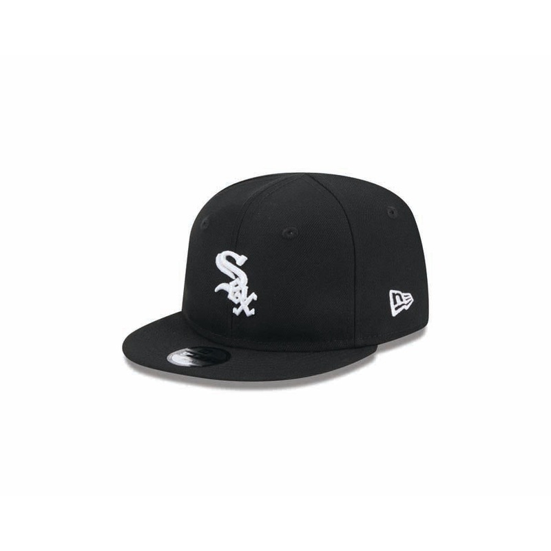 (Infant) Chicago White Sox New Era MLB 9FIFTY 950 Snapback Velcro Cap Hat Navy Blue Crown/Visor White Logo (My 1st First)
