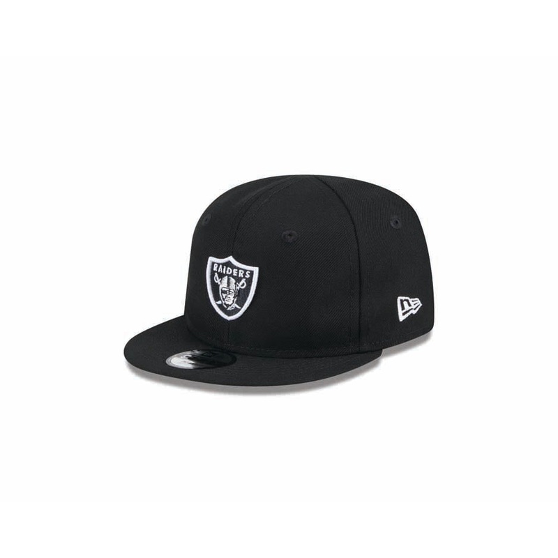 (Infant) Las Vegas Raiders New Era 9FIFTY 950 Snapback Cap Hat Black Crown/Visor Team Color Logo (My 1st First)