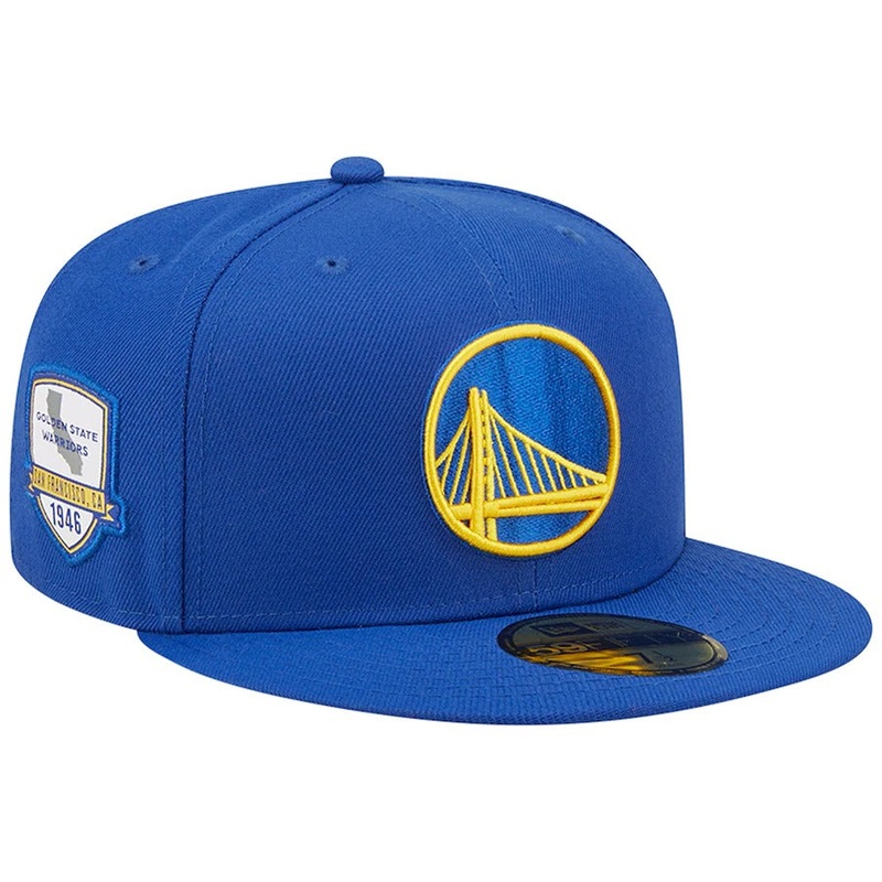 New Era Golden State Warriors Royal City Side 59FIFTY Fitted Hat