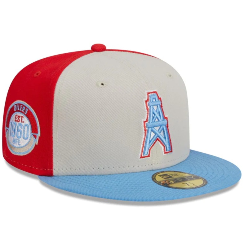 New Era Houston Oilers 2023 Sideline Historic 59FIFTY Fitted Hat