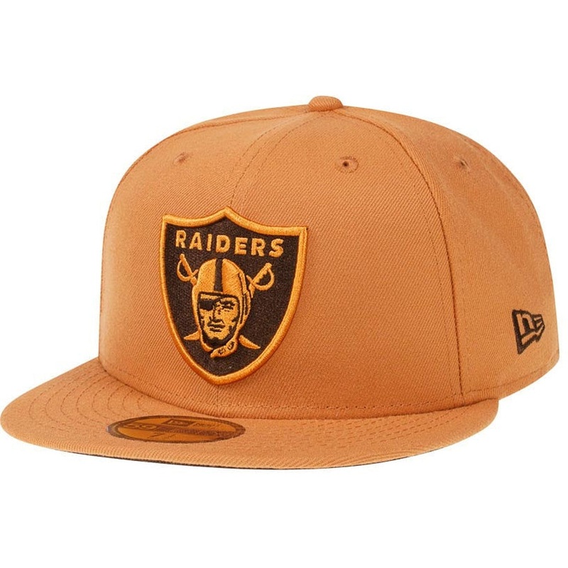New Era Las Vegas Raiders Panama/Coffee Edition 59FIFTY Fitted Cap