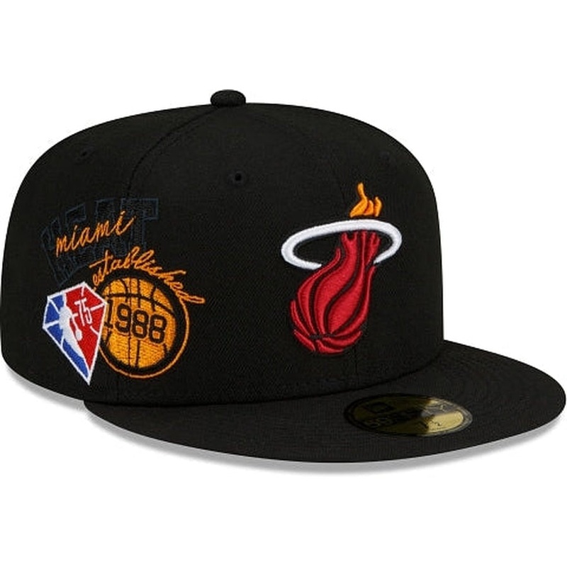 New Era Miami Heat Back Half 2022 59FIFTY Fitted Hat
