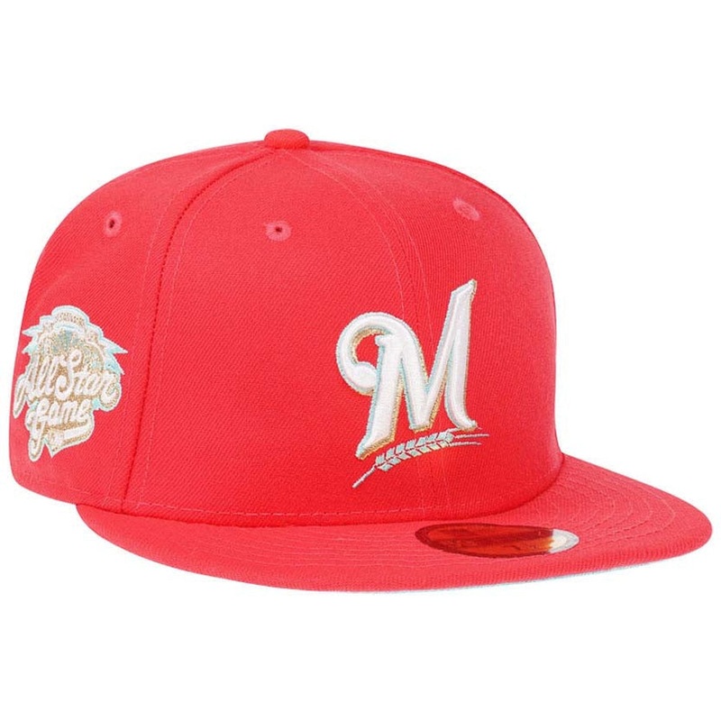 New Era Milwaukee Brewers 2012 All-Star Game Lava/Mint Edition 59FIFTY Fitted Cap