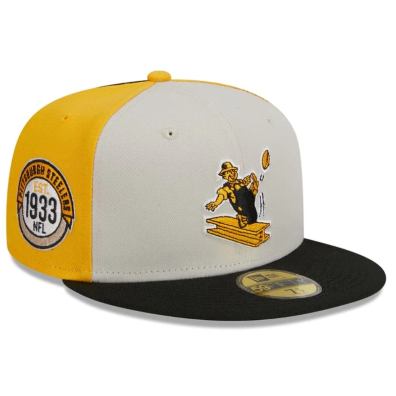 New Era Pittsburgh Steelers 2023 Sideline Historic 59FIFTY Fitted Hat