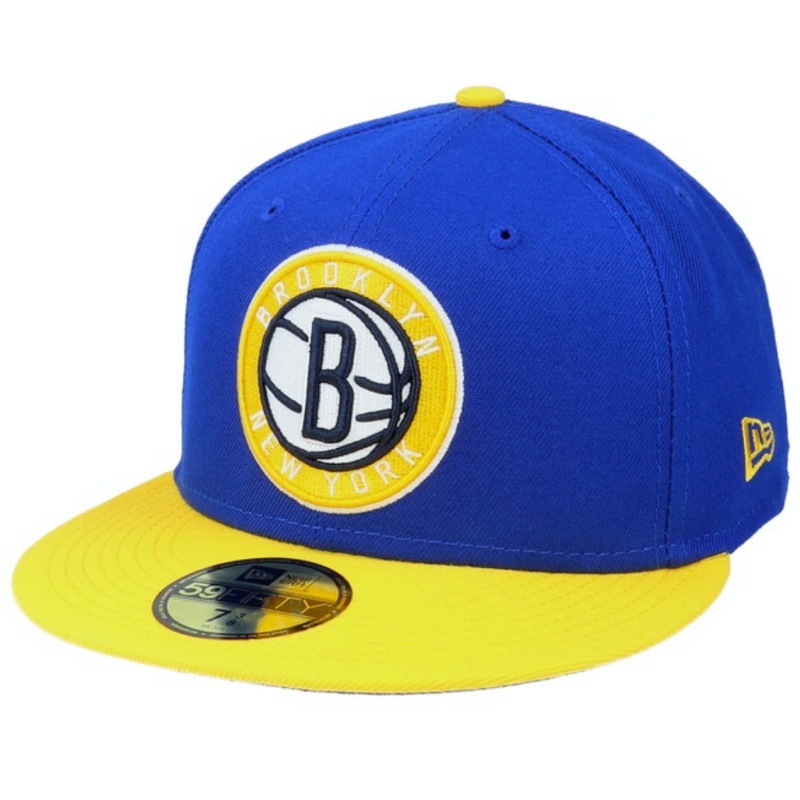 New Era Brooklyn Nets Royal Blue/Yellow Colorpack 59FIFTY Fitted Hat
