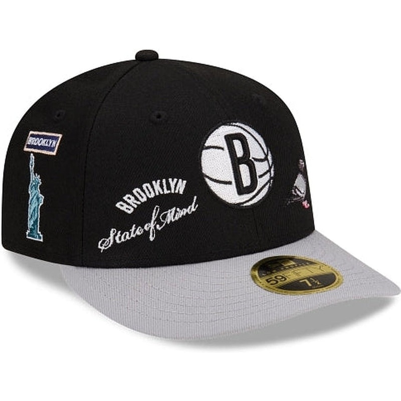 New Era Brooklyn Nets x Staple 2022 Low Profile 59FIFTY Fitted Hat