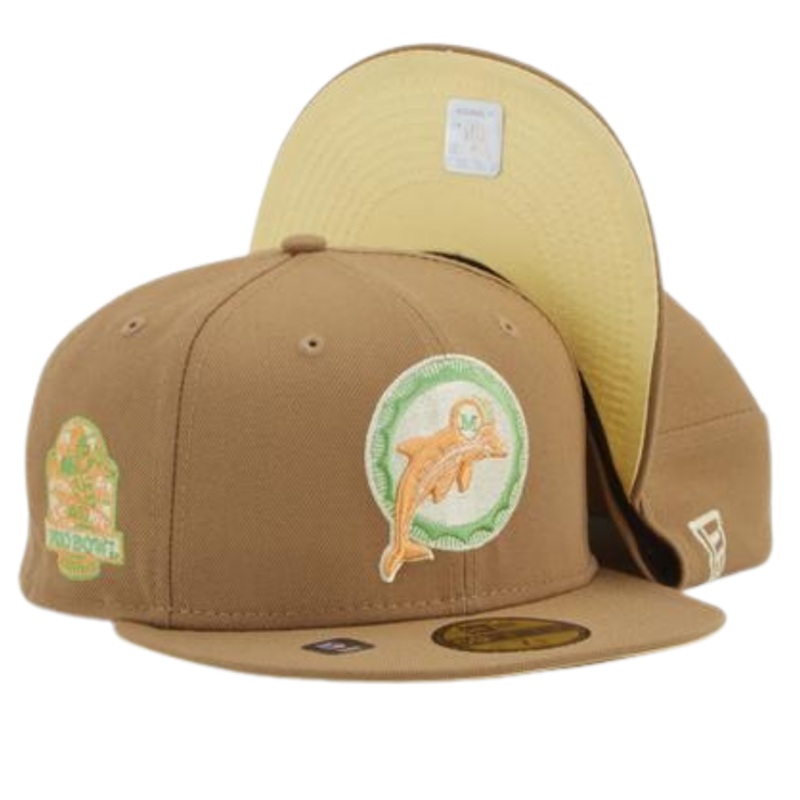 New Era Miami Dolphins “NFL 500” Pro Bowl Patch 59FIFTY Fitted Hat