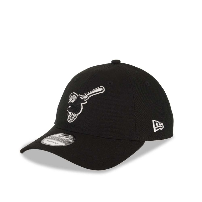 San Diego Padres New Era MLB 9TWENTY 920 Adjustable Cap Hat Black Crown/Visor Black/White Swinging Friar Logo