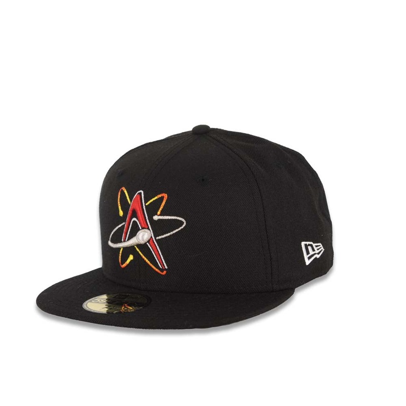 Albuquerque Isotopes New Era MiLB 59FIFTY 5950 Fitted Cap Hat Black Crown/Visor Team Color Logo