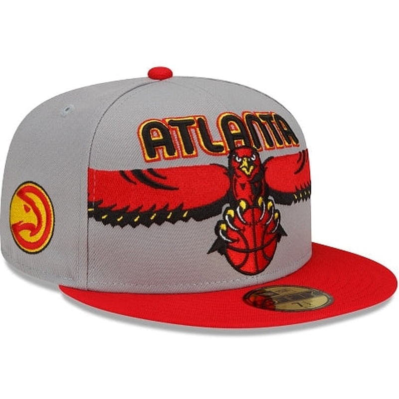 New Era Atlanta Hawks City Edition Gray 2022 59FIFTY Fitted Hat