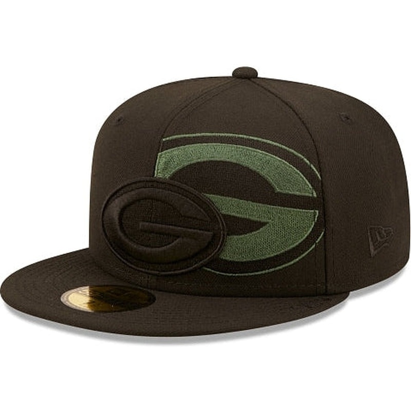 New Era Green Bay Packers Logo Feature 2022 59FIFTY  Fitted Hat