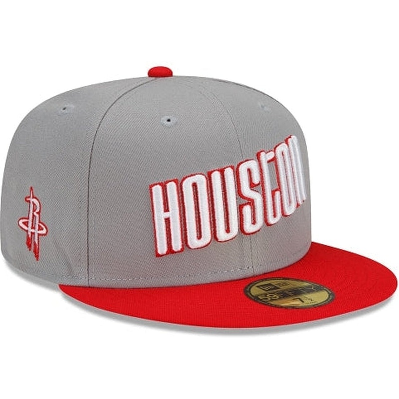 New Era Houston Rockets City Edition Gray 2022 59FIFTY Fitted Hat