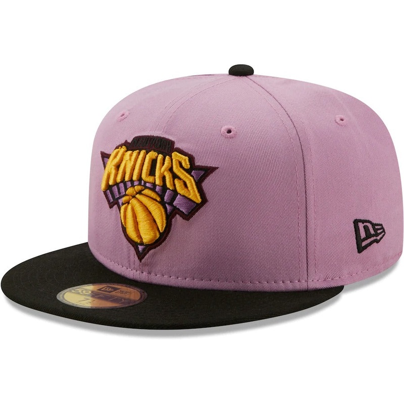 New Era New York Knicks Lavender/Black Color Pack 59FIFTY Fitted Hat